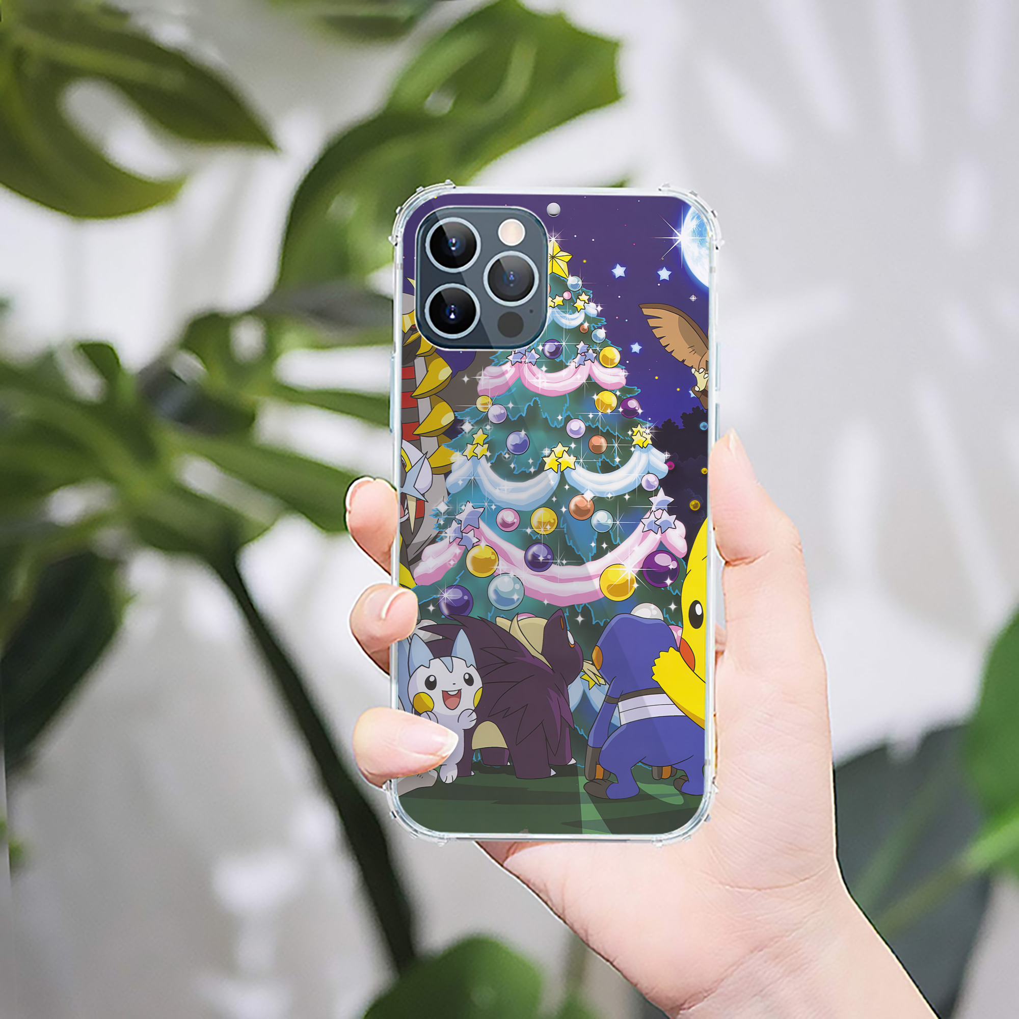 （画像用） ポケットモンスター Pokémon 【iPhone 12シリーズ対応】透明スマホケース（クリアソフトケース）